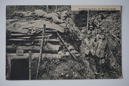 AK: Schützengraben Im Priesterwald N. Freising - Weltkrieg 1914-18