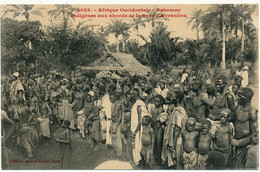 DAHOMEY - Indigènes Aux Abords De La Gare D'Avrankou - Fortier - Dahomey