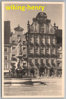 Landsberg Am Lech - S/w Marktplatz Mit Marienbrunnen Und Rathaus - Landsberg