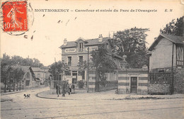 95-MONTMORENCY- CARREFOUR ET ENTRÉE DU PARC DE L'ORANGERIE - Montmorency