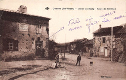 87-CONORE- CENTRE DU BOURG, ROUTE DE PEYRILHAC - Autres & Non Classés