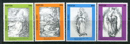 Nevis 1991 Christmas - Drawings By Albrecht Durer Set MNH (SG 641-644) - St.Kitts And Nevis ( 1983-...)