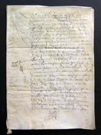 1641 - LATIN MANUSCRIPT PARCHMENT - Manuscripts