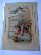 Cromo.no Postcard France.1895.9*13cmt.quina Laroche.medecine Ecri Espagnol.cartes De Jeu Anglais.dr Buisson.better Cond. - Santé