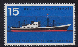 GERMANY BUND [1957] MiNr 0257 ( **/mnh ) Schiffe - Ungebraucht