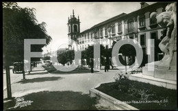 REAL PHOTO POSTCARD VILA REAL TEATRO AVENIDA TRAS OS MONTES PORTUGAL CARTE POSTALE CARS - Bragança