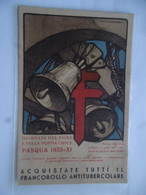 Anti Tubercolosi 1933 Illustratore Calcagnadoro - Rode Kruis
