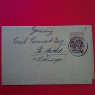 LETTRE GRANDE BRETAGNE POUR ST AVOLD 1897 - Andere & Zonder Classificatie