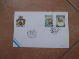 22.5.1992  Busta Ufficiale EUROPA CEPT Annullo Speciale Su Serie N.2 Valori Cristoforo Colombo L. 750 E L.850 - Storia Postale