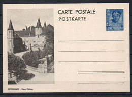 Luxembourg Entier Postaux 25.7.1937 - Differdange - Prifix N.° 111 35 C. Bleu - Stamped Stationery