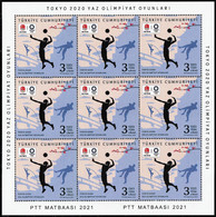 2021 Turkey Summer Olympic Games In Tokyo Sheetlets (** / MNH / UMM) - Verano 2020 : Tokio