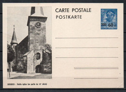 Luxembourg Entier Postaux 19.2.1945 - Diekirch - Prifix N.° 118 60/35 C. Bleu - Stamped Stationery