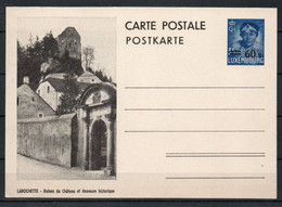 Luxembourg Entier Postaux 19.2.1945 - Larochette - Prifix N.° 118 60/35 C. Bleu - Stamped Stationery