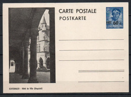 Luxembourg Entier Postaux 19.2.1945 - Echternach - Prifix N.° 118 60/35 C. Bleu - Stamped Stationery