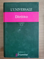 L'universale Diritto Vol. II M-Z - Garzanti - 2004 - AR - Encyclopedias