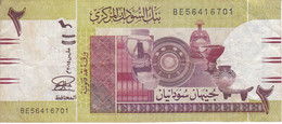 BILLETE DE SUDAN DE 2 POUNDS DEL AÑO 2015 (BANKNOTE) - Sudan