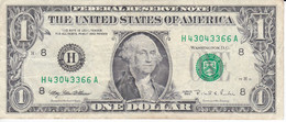 BILLETE DE ESTADOS UNIDOS DE 1 DOLLAR DEL AÑO 1995 LETRA H MISSOURI  (BANK NOTE) - Federal Reserve (1928-...)