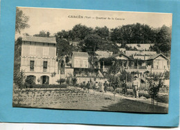 CARCES-quartier De La Cascade*les Jardins Potagers  Animé- -a Voyagé1920 édition - Carces