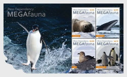 Ross Dependency 2021 MegaFauna  Penquins Whales Seals Birds   Blok-m/s  Postsfris/neuf/mnh - Unused Stamps