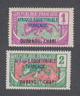 France - Colonies Françaises Neufs** - Oubangui - N°43 Et 44 - Luxe - Neufs