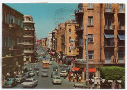 LIBAN/LEBANON - BEYROUTH/BEIRUT- WEYGAND STREET/OLD CARS / AUTOBUS (PHOTO TELKO N.573) - Liban