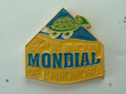 PIN'S TOYOTA - PH . SIMONIN - MONDIAL DE L'AUTOMOBILE - TORTUE - Toyota