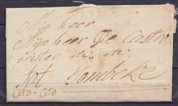 L. Datée 11 Novembre 1760 De WAESEMUNSTER Pour LOMBEKE - Man. "cito Cito" - 1714-1794 (Austrian Netherlands)