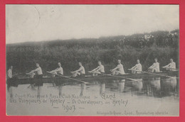 Gent / Gand - Sport Nautique & Royal Club Nautique -  Vanqueurs De 1907 ( Voir Verso ) - Aviron