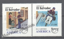 El Salvador 1997 Yvert 1324-25, América UPAEP, The Postman - MNH - Salvador