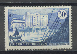 Saint Pierre & Miquelon 1955 Y&T N°348 - Michel N°375 * - 30c Le Frigorifique - Neufs