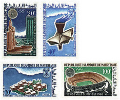 Ref. 280905 * HINGED *  - MAURITANIA . 1967. GAMES OF THE XIX OLYMPIAD. MEXICO 1968. X WINTER OLYMPIC GAMES. GRENOBLE 19 - Mauritanië (1960-...)