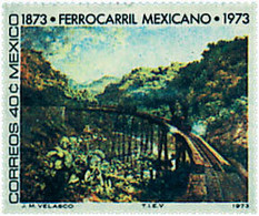 Ref. 55990 * NEW *  - MEXICO . 1973. CENTENARY OF THE MEXICAN RAILWAY. CENTENARIO DEL FERROCARRIL MEXICANO - Mexico