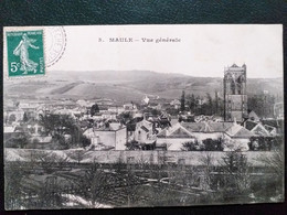 Delcampe - 78 , Maule ,vue Générale En 1909 - Maule