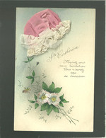 Delcampe - Bonnet De Ste Catherine Avec Fleurs Peintes Pas D'éditeur - St. Catherine