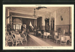 AK Kandersteg /Berner Oberland, Grand Hotel, Vestibule - BE Berne