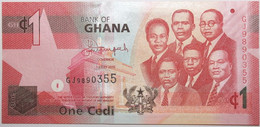 Ghana - 1 Cedi - 2015 - PICK 37f - NEUF - Ghana