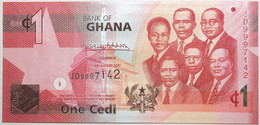 Ghana - 1 Cedi - 2017 - PICK 37g - NEUF - Ghana