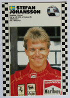 Carte Postale Pilote Automobile Stefan Johansson Ferrari Saison 1986-1987 Formule 1 Championnat Du Monde F1 - Grand Prix / F1