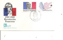 Révolution Française ( FDC D'Argentine De 1989 à Voir) - Franz. Revolution