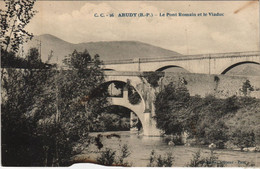 CPA ARUDY Le Pont Romain Et Le Viaduc (1163593) - Arudy