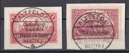 Marienwerder 1920 - Mi.Nr. 26 - 29 - Gestempelt Used Briefstücke - Settori Di Coordinazione