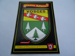Blason écusson Adhésif Autocollant Vosges Sapins Aufkleber Wappen Sticker Coat Arms Adesivi Stemma Adhesivo - Obj. 'Remember Of'
