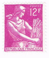 France, N° 1116 - Type Moissonneuse - 1957-1959 Moissonneuse