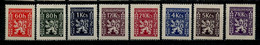 TCHECOSLOVAQUIE 1947 SERVICE N° 8/15 ** Neufs MNH Superbes C 3 € Armoiries Coat Of Arms Animaux Lion Faune - Dienstmarken