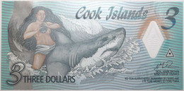 Cook - 3 Dollars - 2021 - PICK 11a - NEUF - Cook Islands