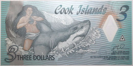 Cook - 3 Dollars - 2021 - PICK 11a - NEUF - Cookeilanden