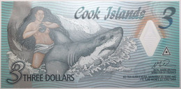 Cook - 3 Dollars - 2021 - PICK 11a - NEUF - Cook Islands