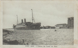 Egypte - Port-Saïd - Entrée Du Canal De Suez - Bâteaux Paquebot 1916 - Port Said