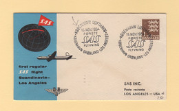 Danemark - 1954 - 1er Vol Copenhague USA - Aéreo