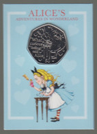 Isle Of Man - 50p Coin - Alice Through The Looking Glass Uncirculated 2020 In Pack - Isle Of Man